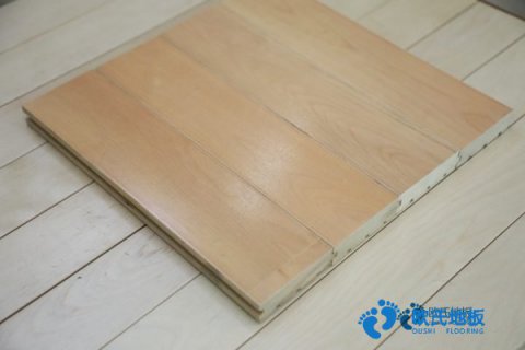 學(xué)?；@球場(chǎng)木地板施工步驟