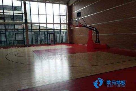 學(xué)?；@球場(chǎng)地地板能用多久