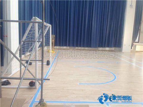 學(xué)?；@球場館木地板一般多寬